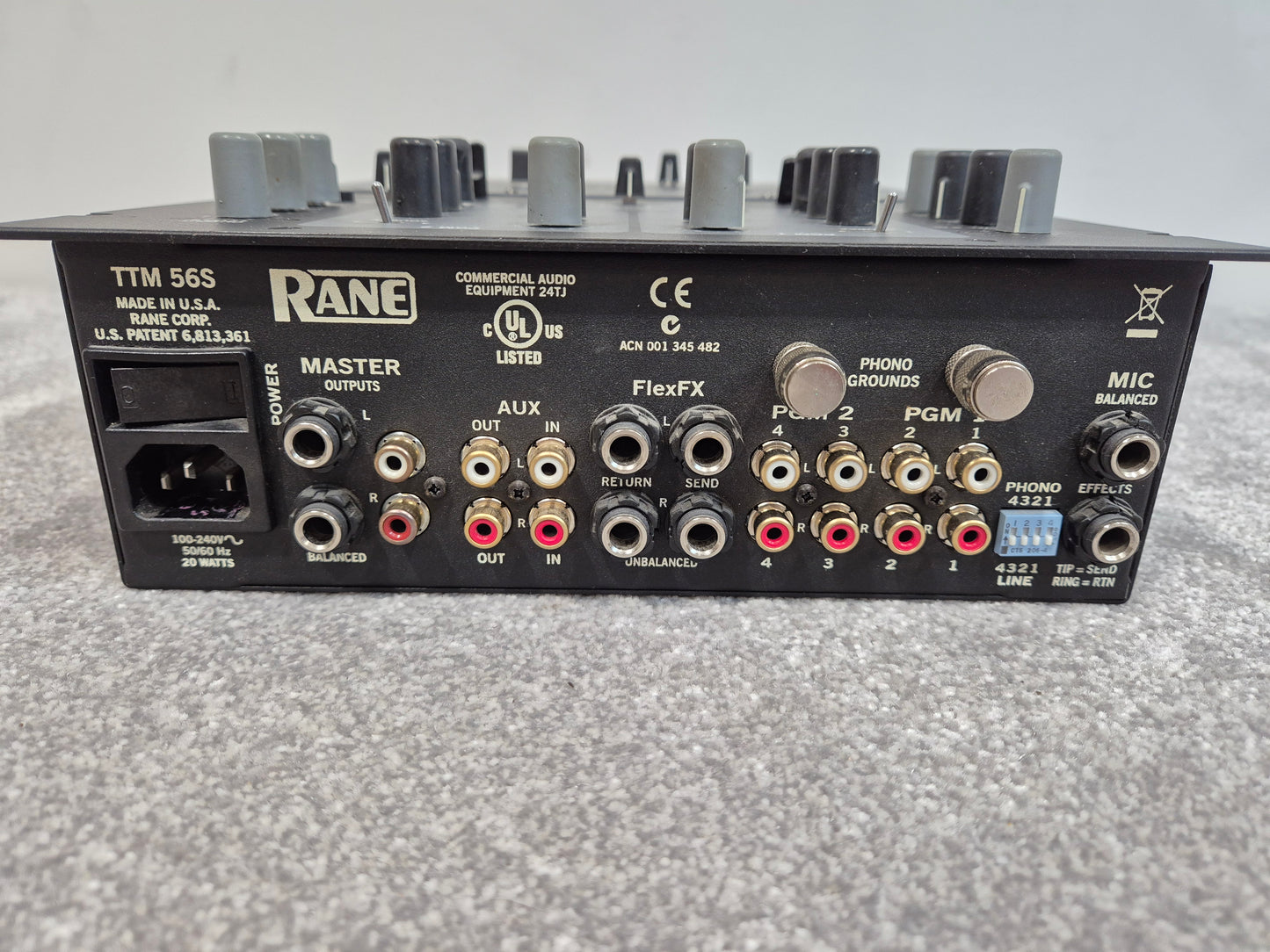 Rane TTM 56S - DJ Performance Mixer - Dual Channel