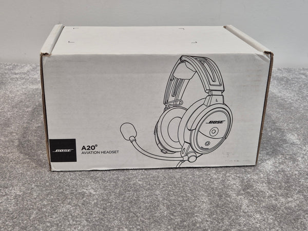 Bose A20 U-174 Plug Aviation Headset w/ Carry Case Open Box New - RRP £999