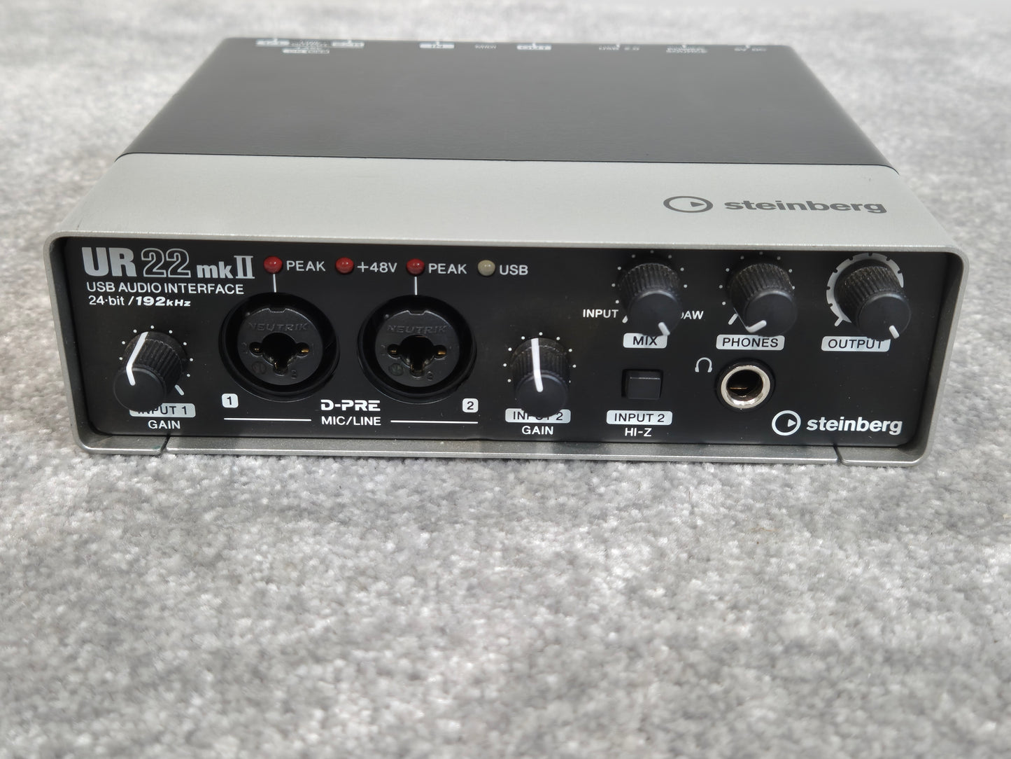Steinberg UR22 MKII - Two-Input, Two-Output USB 2.0 Audio Interface