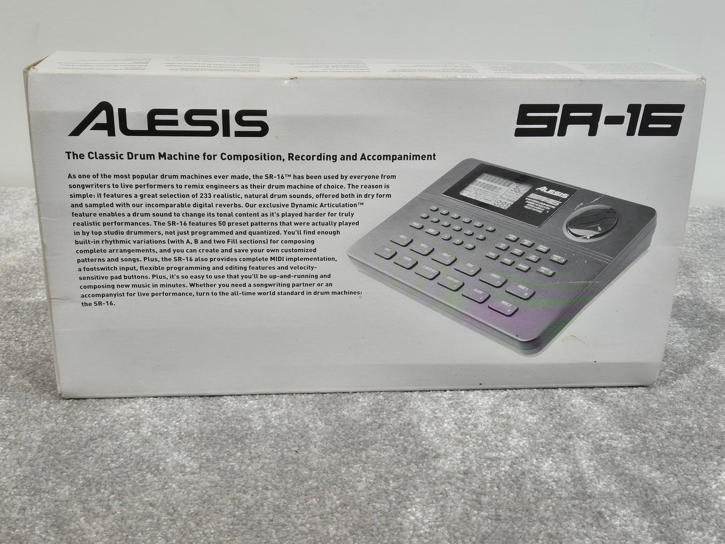 Alesis SR16 - Classic Drum Machine w/ Original Box