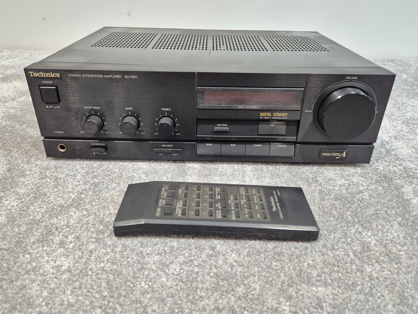 Technics SU-X911 - Stereo Integrated Amplifier w/ Remote Control