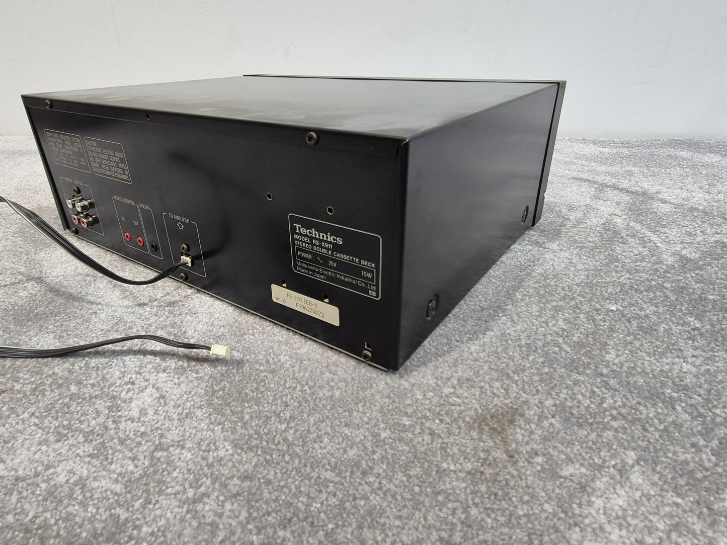 Technics RS-X911 - Stereo Double Cassette Deck (Read Description)