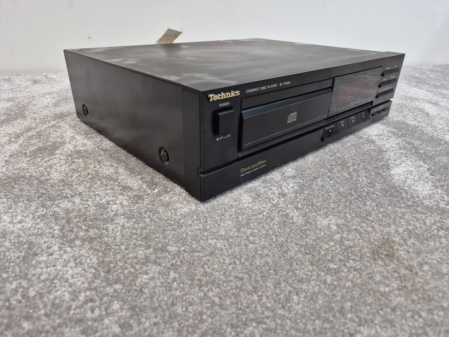 Technics SL-PJ26A CD Player - Compact Audio CD Player - Black