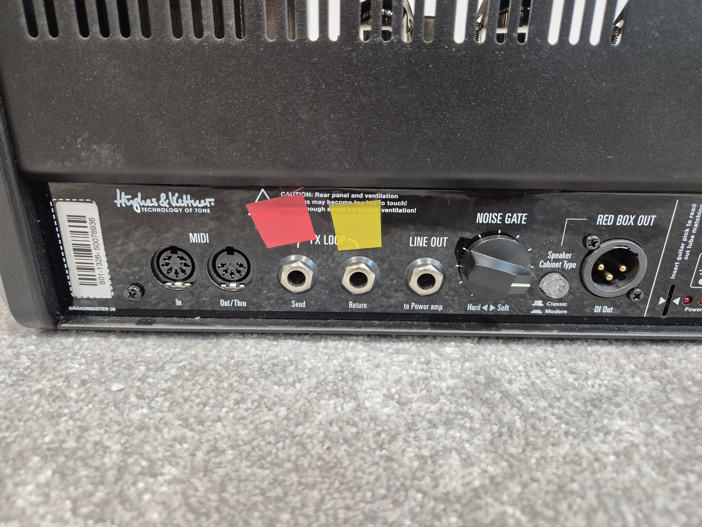 Hughes & Kettner GrandMeister 36 Guitar Amp w/ FSM432 MK III Footswitch and 2x TM112 Speaker Cabs