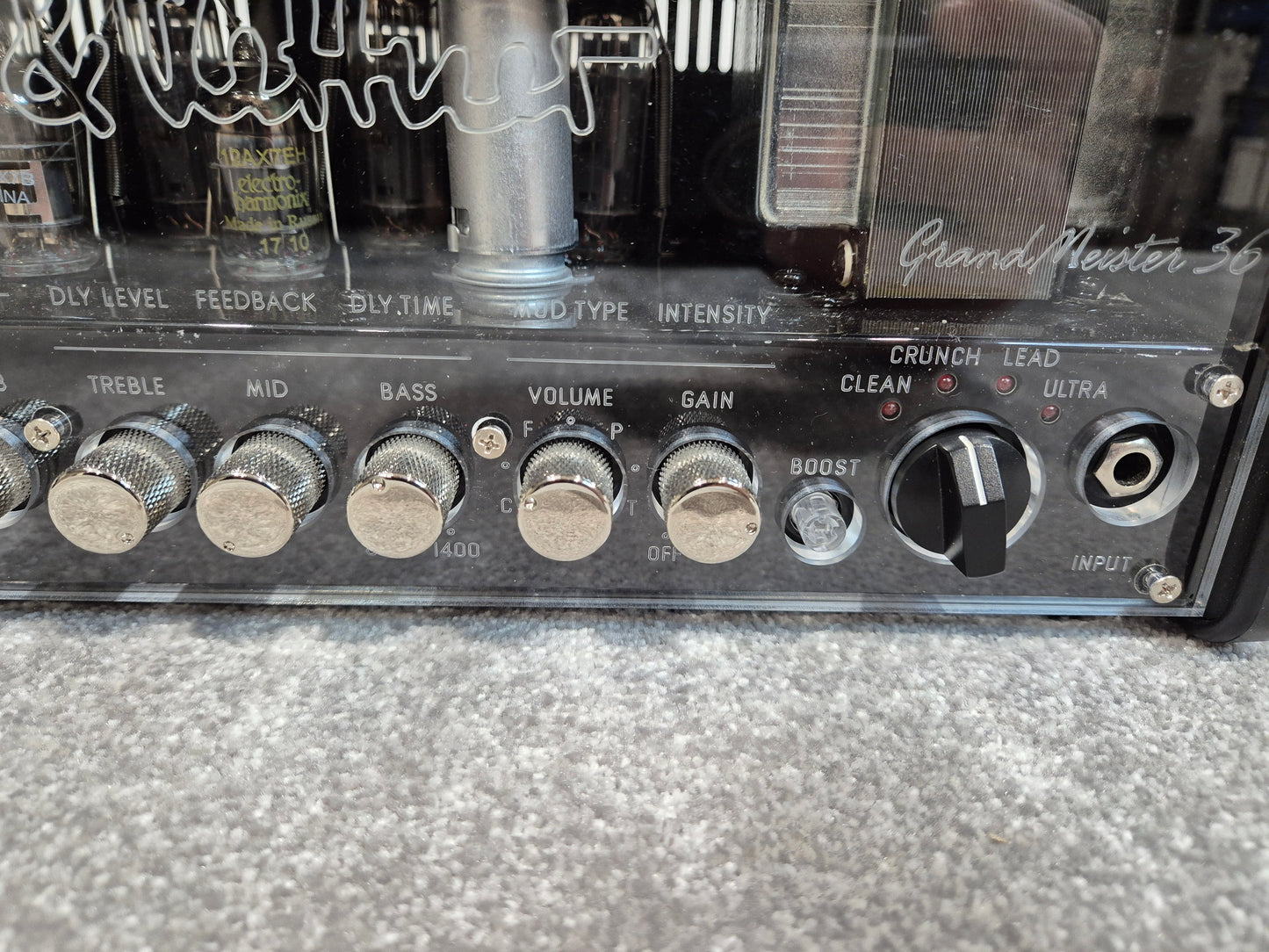 Hughes & Kettner GrandMeister 36 Guitar Amp w/ FSM432 MK III Footswitch and 2x TM112 Speaker Cabs