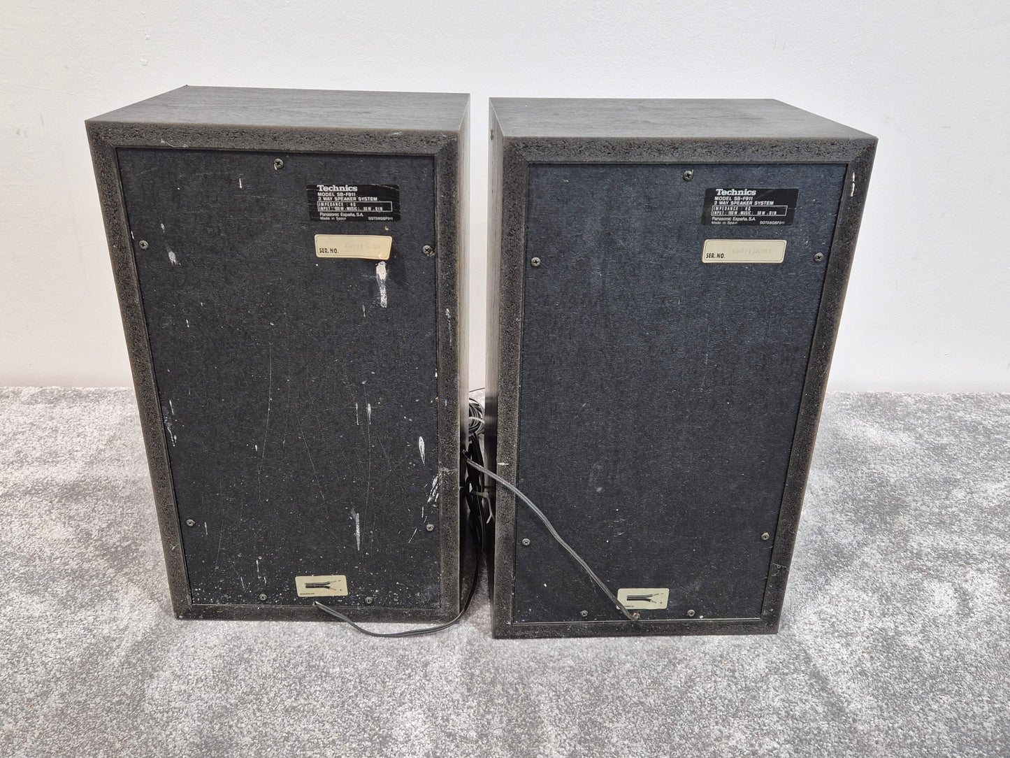Technics SB F911 - 100 watts, 2-Way Bookshelf Speakers (Pair)