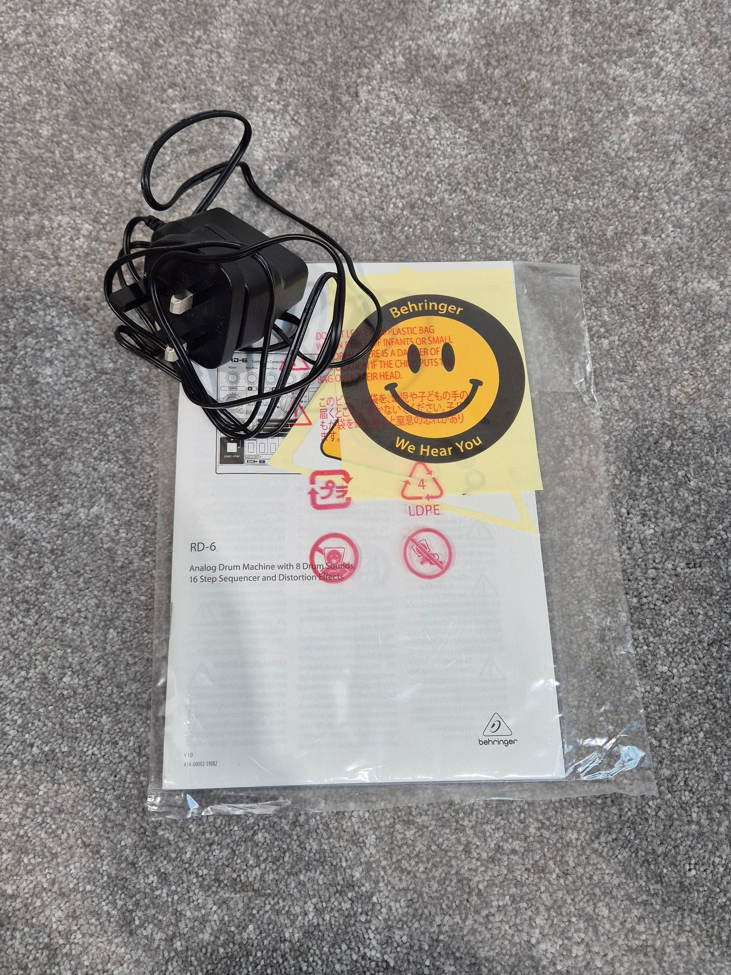 Behringer RD-6 - Drum Machine (Spares or Repairs)