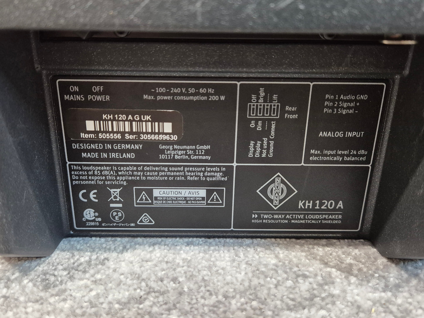 Neumann KH 120 A - Compact Studio Monitors (Pair)