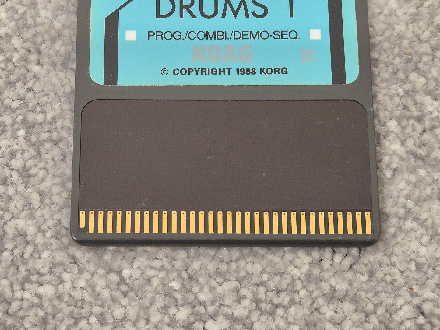 Korg M1 MPC-03 - Drums 1 Program Card - Drum Sounds