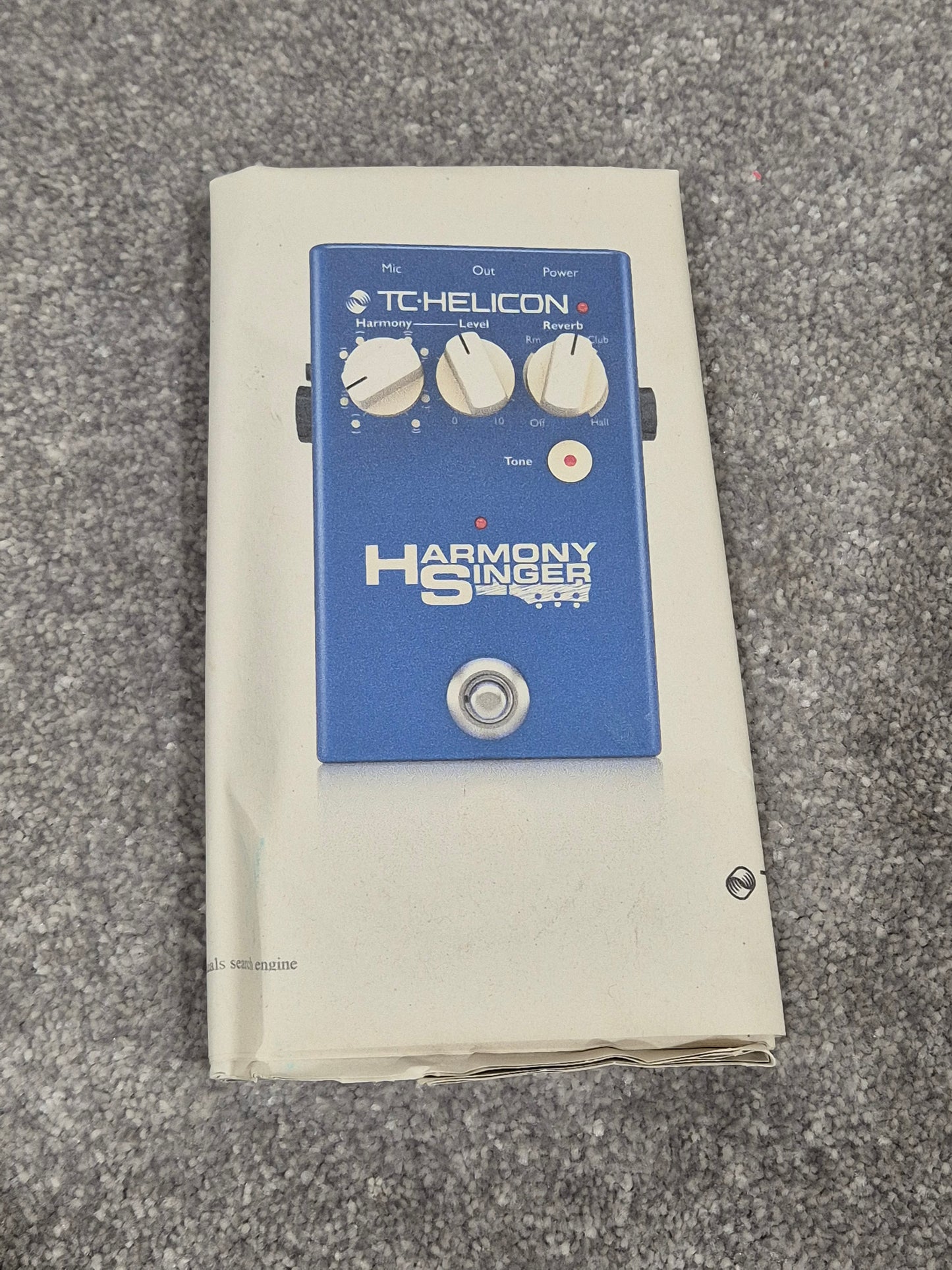 TC Helicon Harmony Singer 2 - Harmonies, Reverb and Adaptive Tone Effects Pedal w/ Original Box