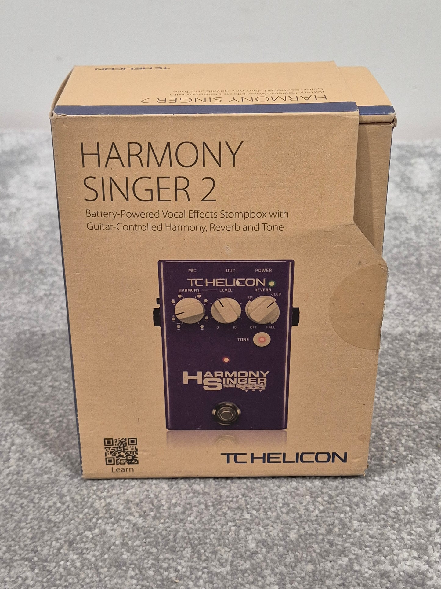 TC Helicon Harmony Singer 2 - Harmonies, Reverb and Adaptive Tone Effects Pedal w/ Original Box