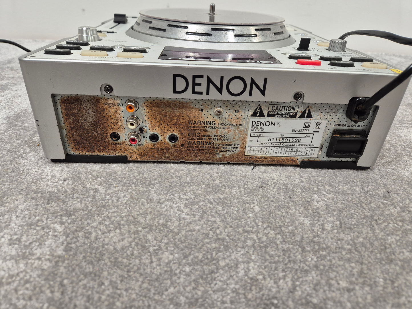 Denon DN-S3500 - Tabletop CD/MP3 Player (Spares or Repairs)