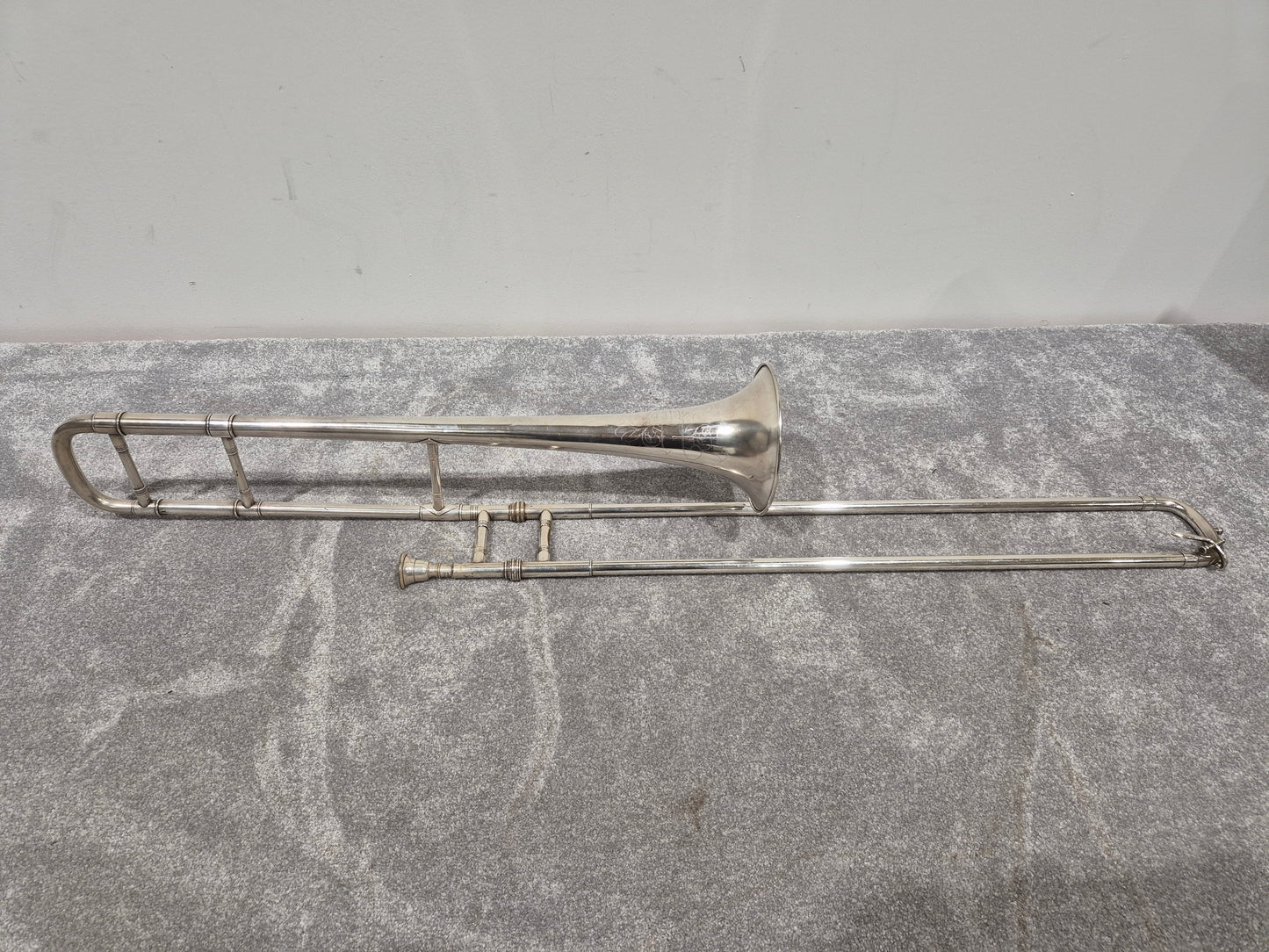 Vintage Martin Elkhart Trombone 1914 - Silver w/ Hard Case