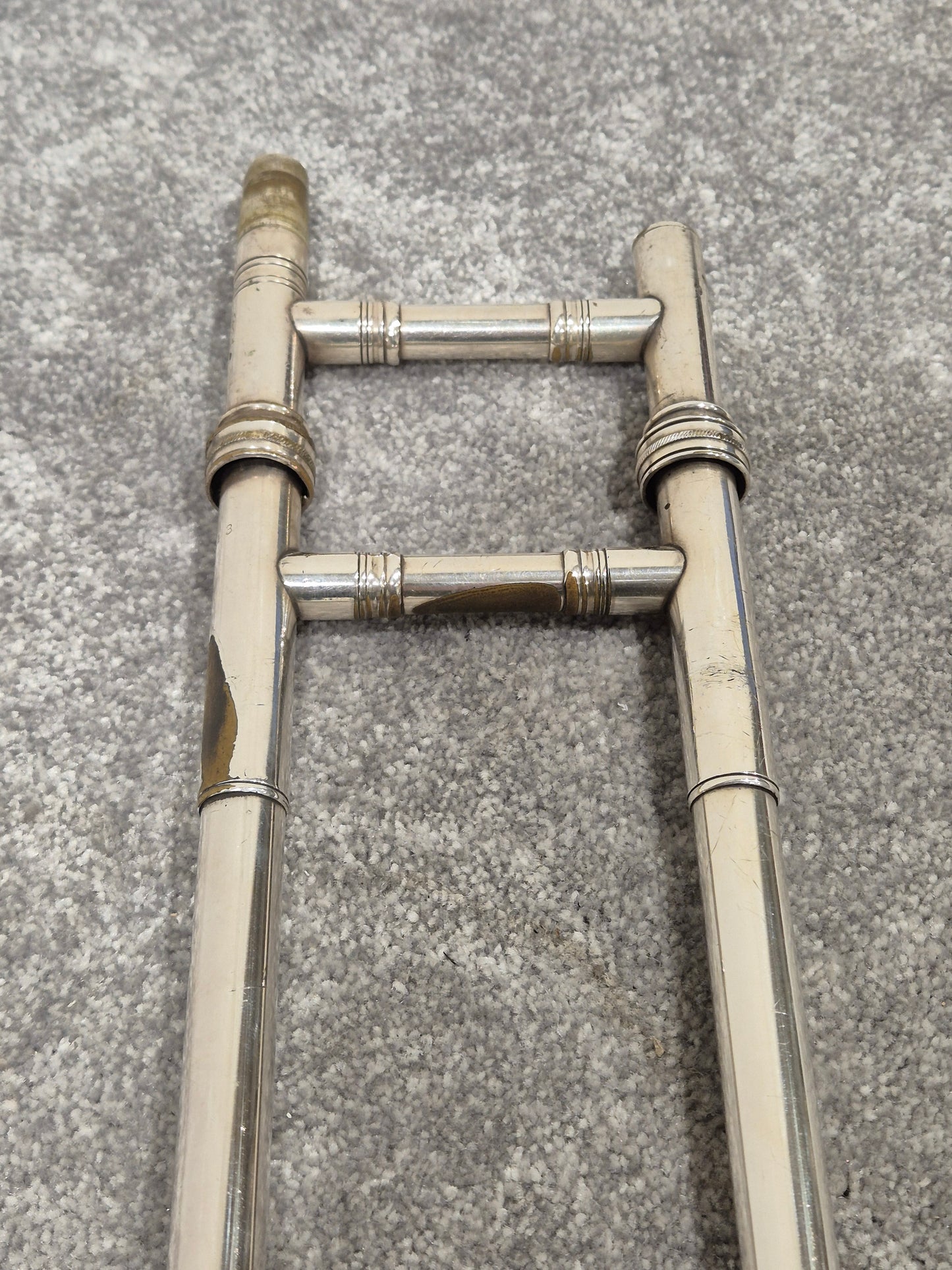 Vintage Martin Elkhart Trombone 1914 - Silver w/ Hard Case