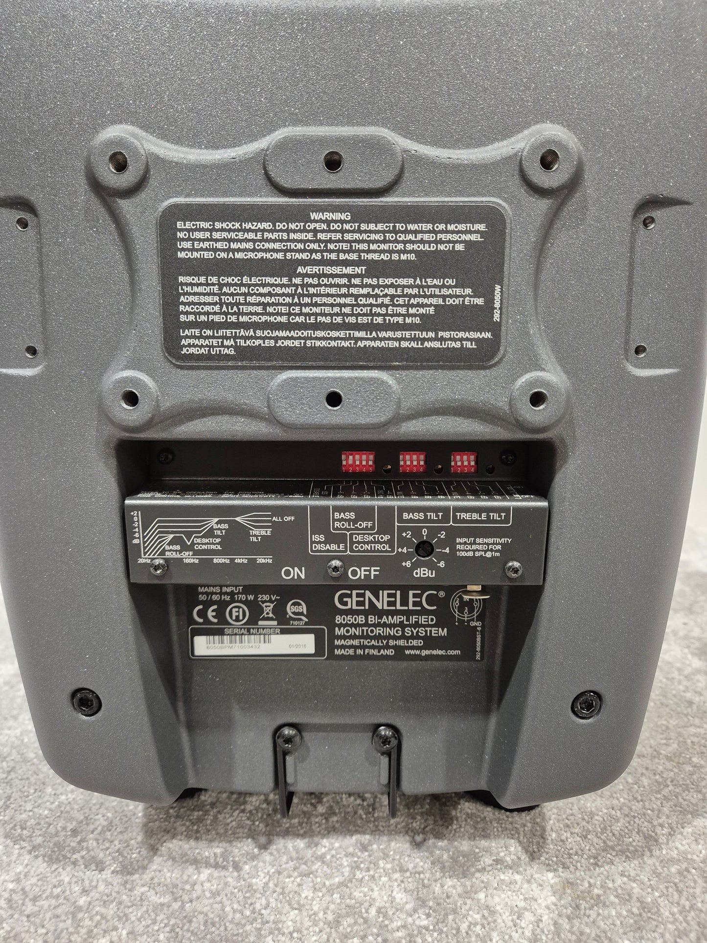 Genelec 8050B - Powerful Wideband Bi-Amplified Monitoring Speaker