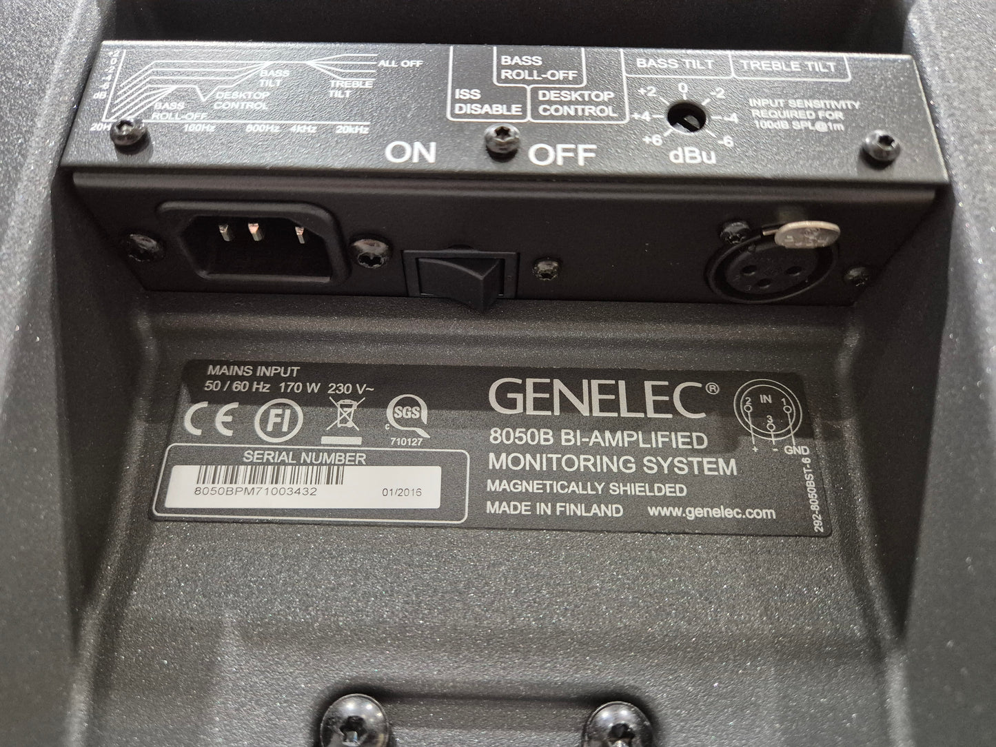 Genelec 8050B - Powerful Wideband Bi-Amplified Monitoring Speaker