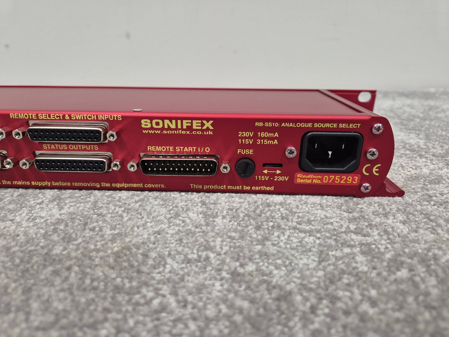 Sonifex RB-SS10 1U - Stereo Analogue Audio Processor