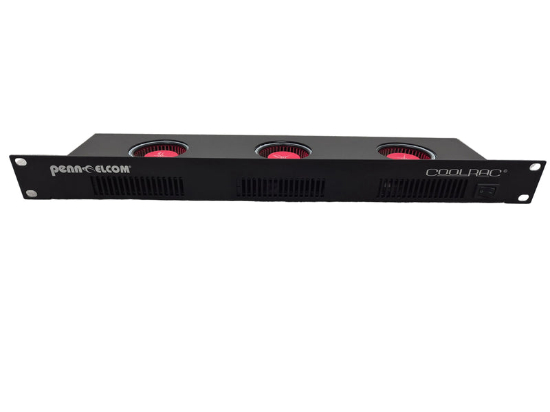 Penn Elcom Coolrac 1U Rack Ventilation System - 1U Size, High Airflow - Excellent - image 1