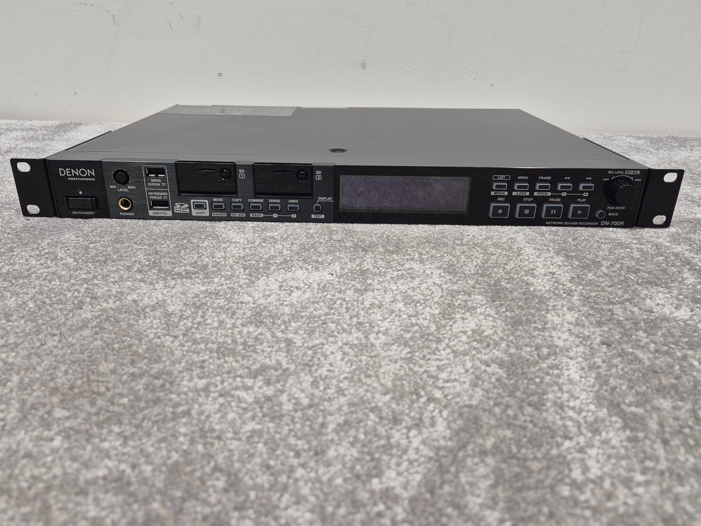 Denon DN-700R - 1U Professional Audio Recorder with Network Options
