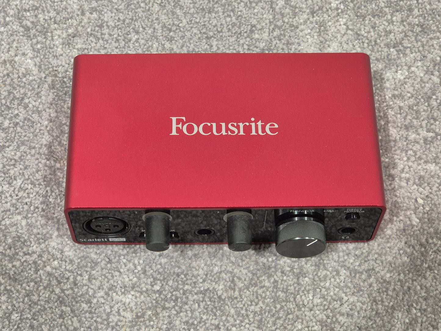 Focusrite Scarlett Solo 3rd Gen - Compact USB Audio Interface w/ Original Box