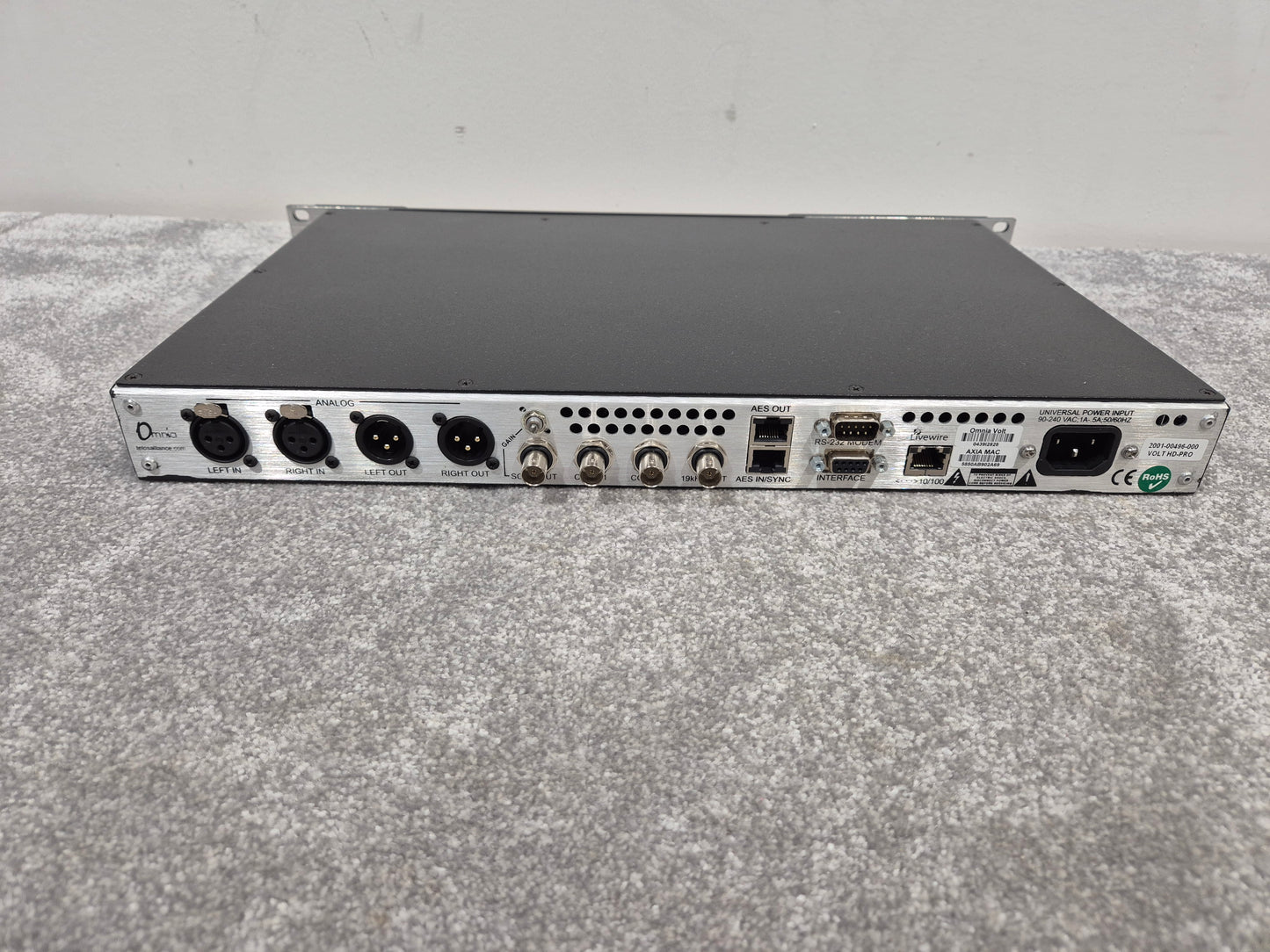 Omnia Volt - Broadcast Audio Processing Unit - Black