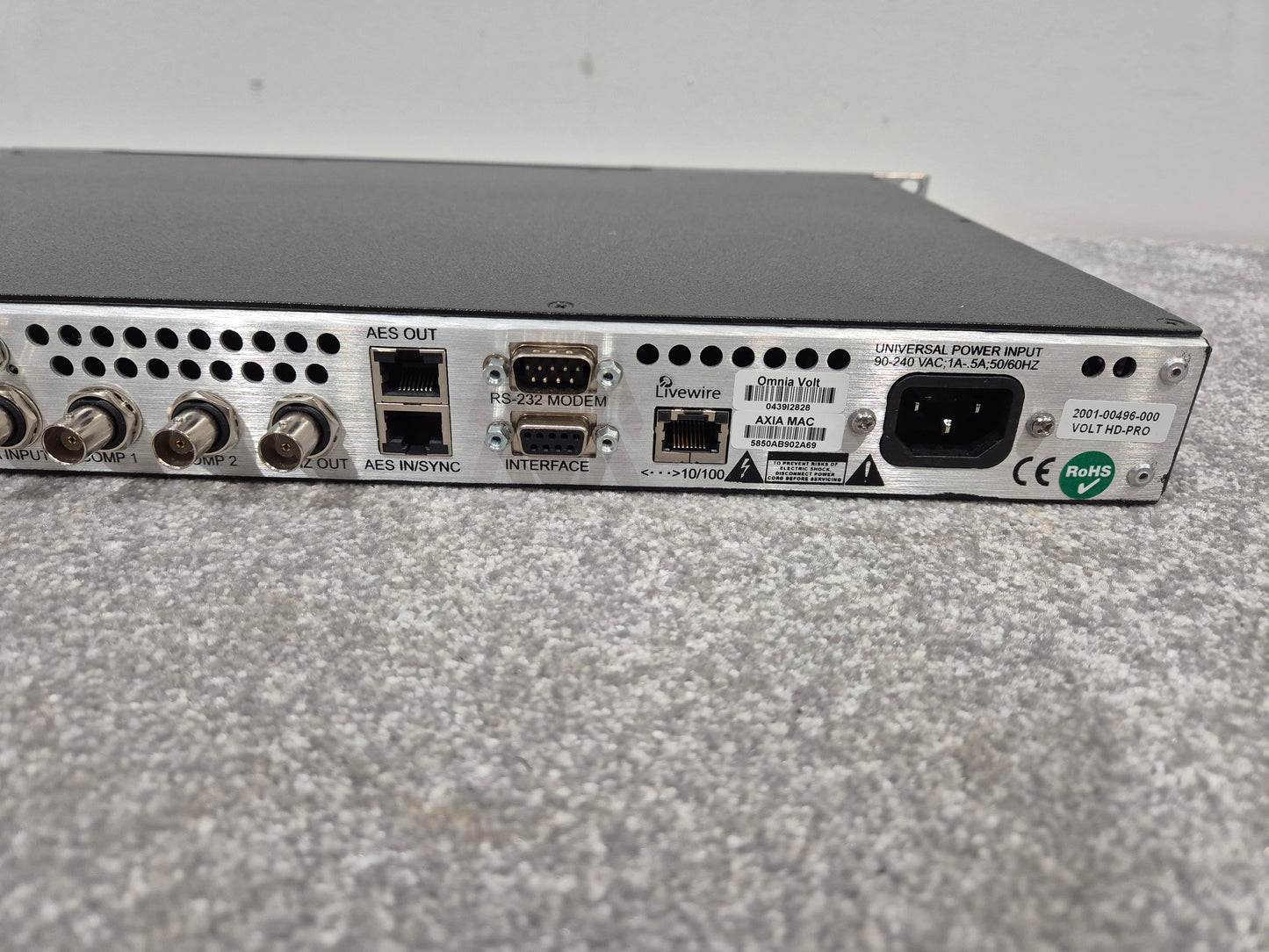 Omnia Volt - Broadcast Audio Processing Unit - Black