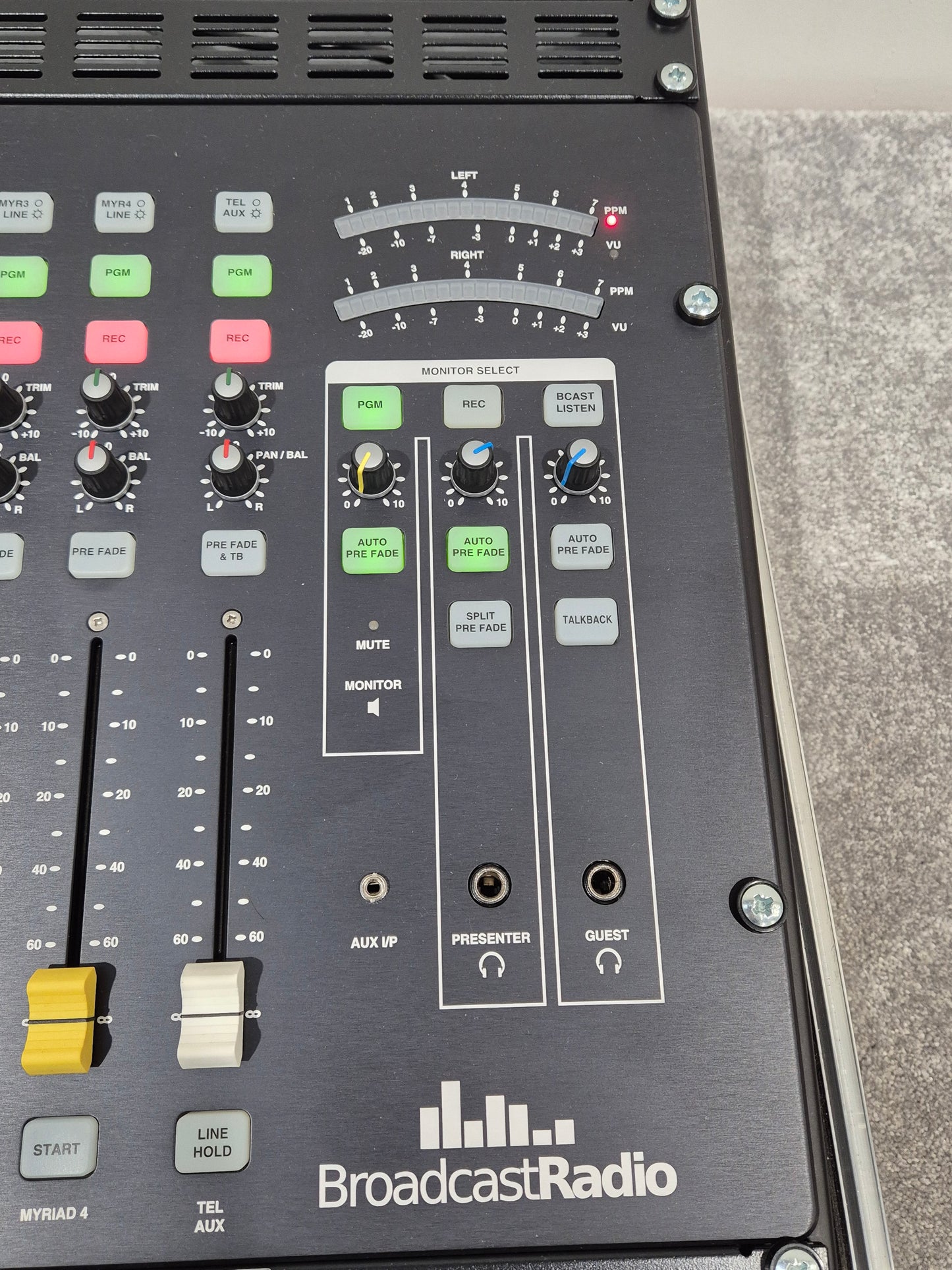 Broadcast Radio SRMv2 - Broadcast Radio Mixing Console w/ Flight Case