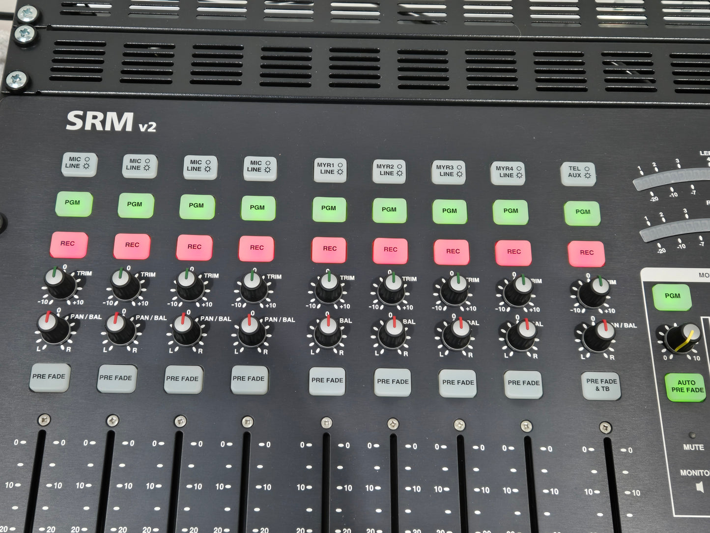 Broadcast Radio SRMv2 - Broadcast Radio Mixing Console w/ Flight Case