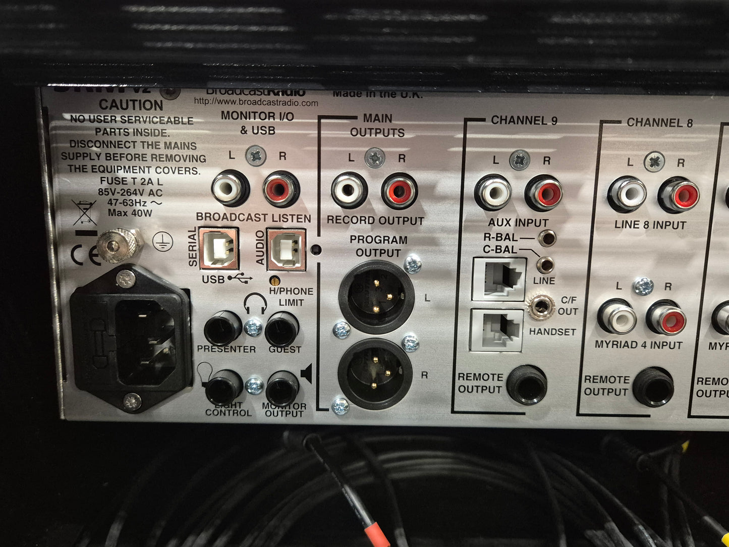Broadcast Radio SRMv2 - Broadcast Radio Mixing Console w/ Flight Case