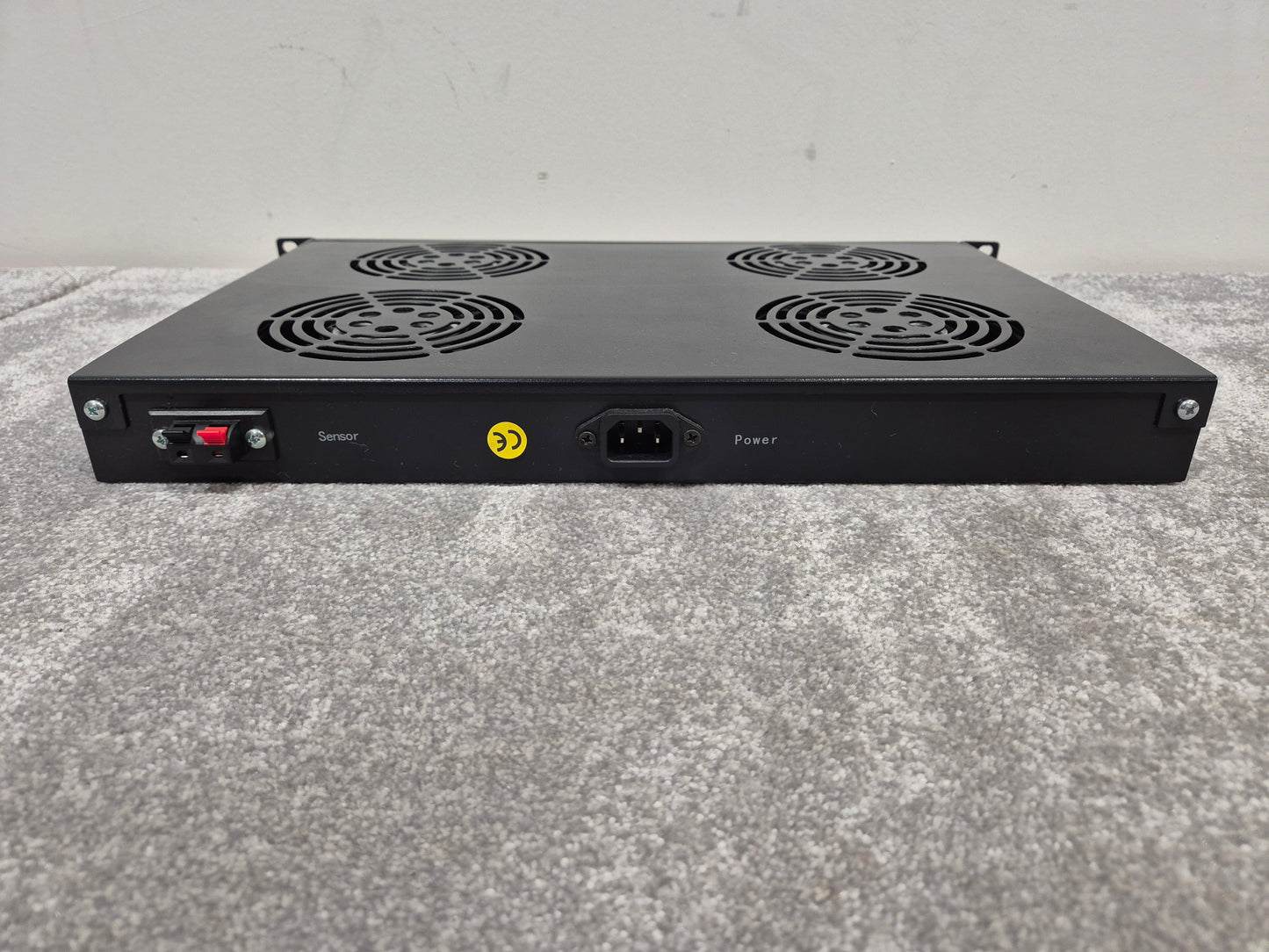 1U Fan Unit Thermostat - 4 Way Digital Mount Fan Tray