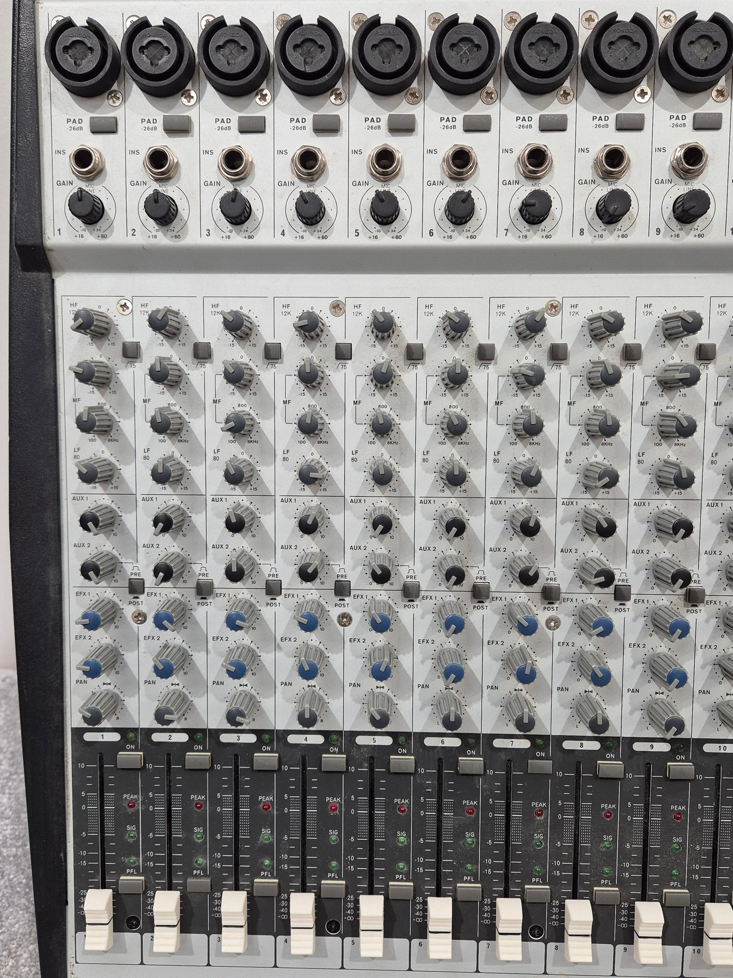 Phonic Powerpod K16 - Powered Mixer w/ Plastic Case