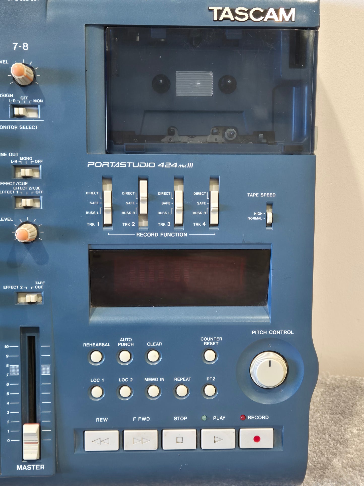 TASCAM Portastudio 424 Mk III - Cassette-Based Four-Track Recorder and Mixer