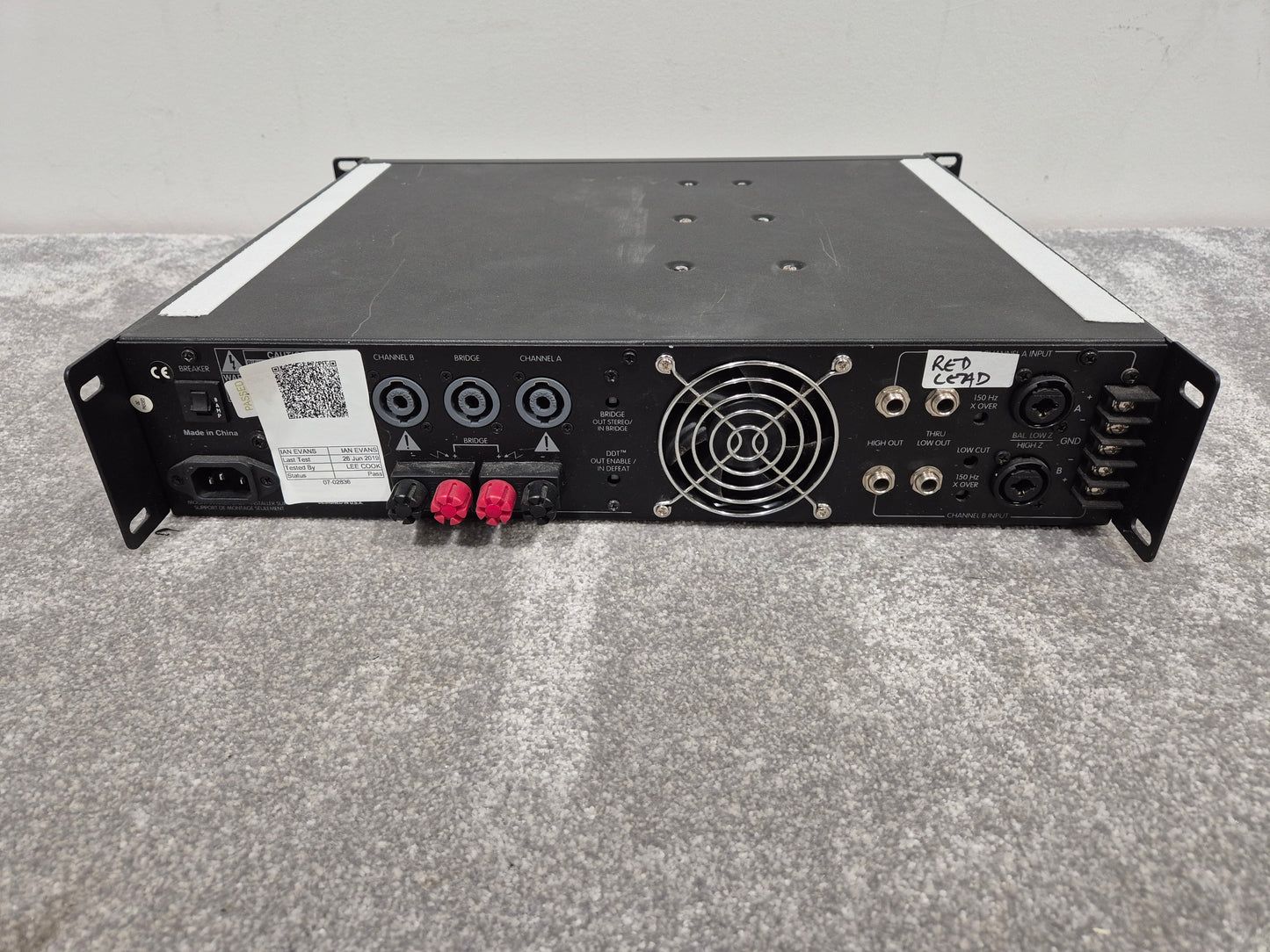 Peavey PV 2600 - Powerful 2-Channel Power Amplifier w/ Manual