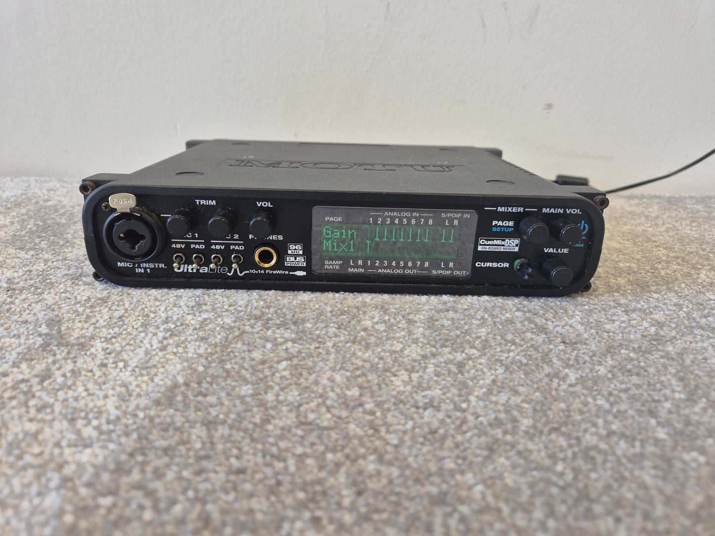 The MOTU UltraLite - Versatile Firewire Audio Interface