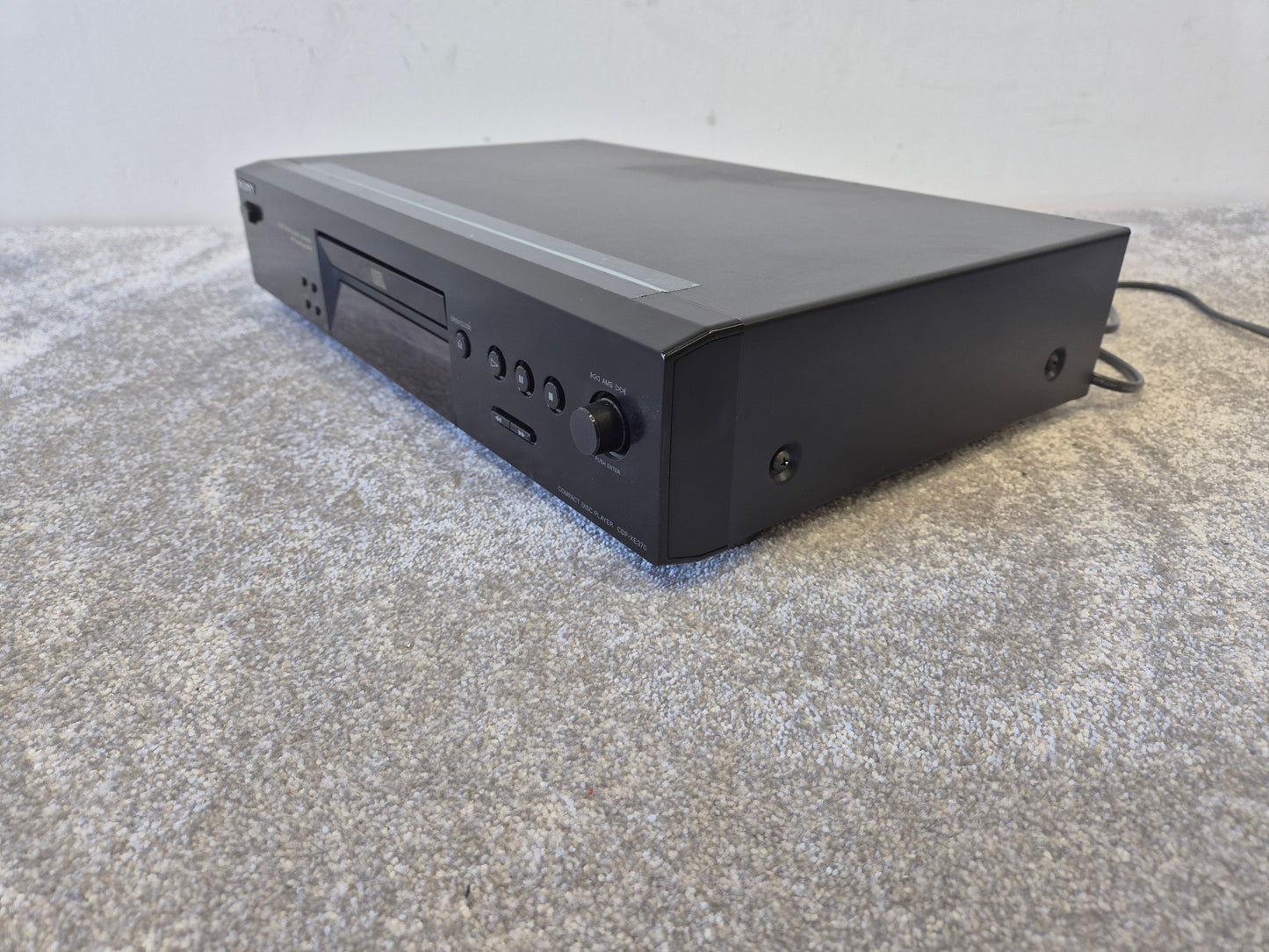 Sony CDP-XE370 - Compact Disc Player - Black