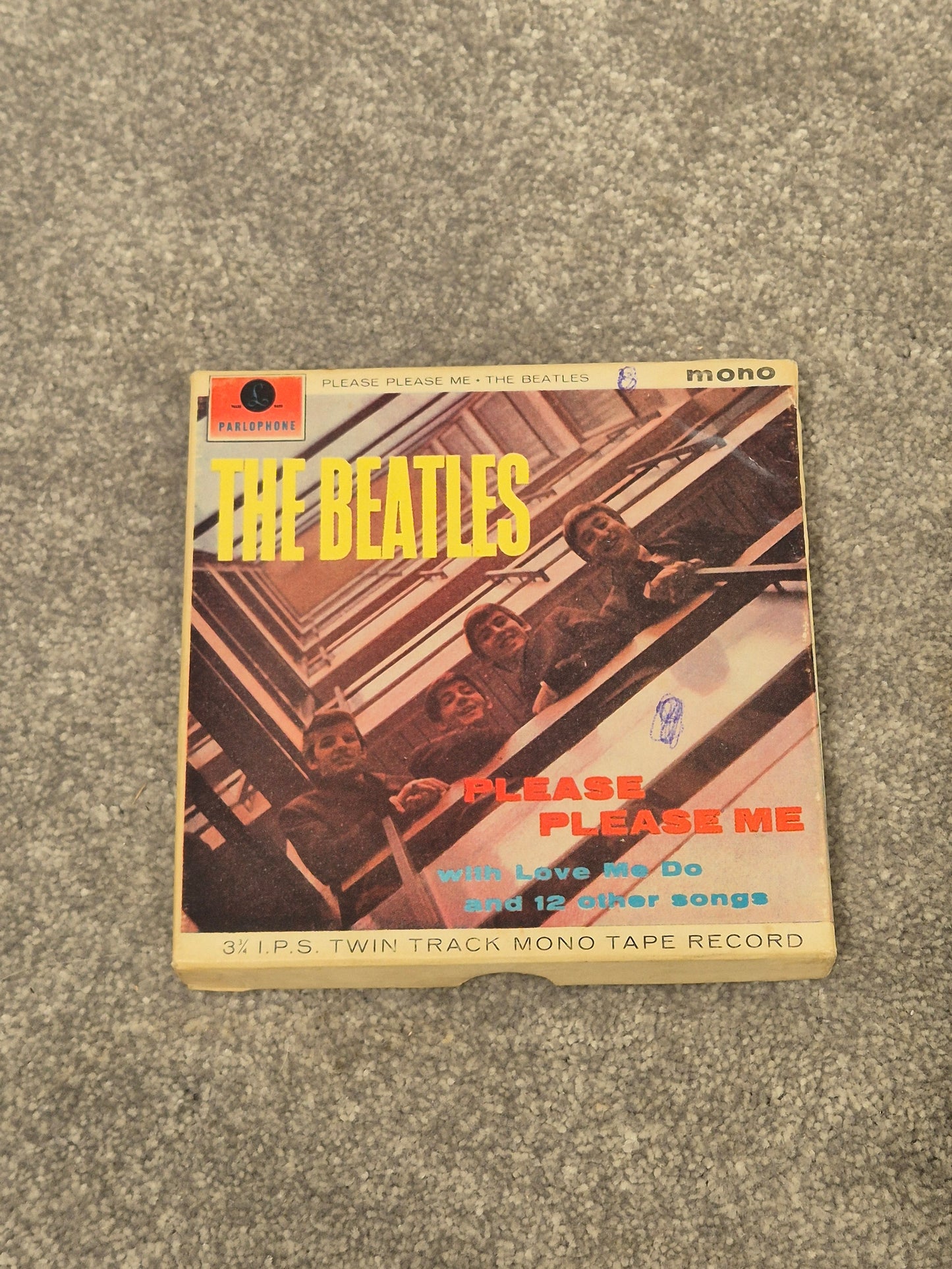 The Beatles - Please Please Me PMC 1202 Reel to Reel Record w/ Original Box