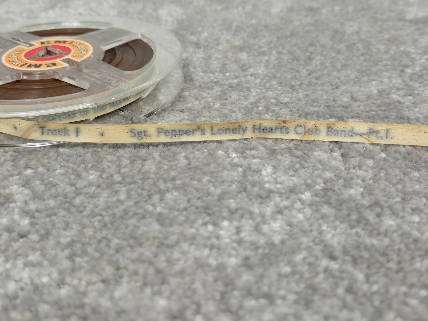 The Beatles - SGT. Pepper's Lonely Hearts Club Band PMC 7027 Reel to Reel Record w/ Original Box