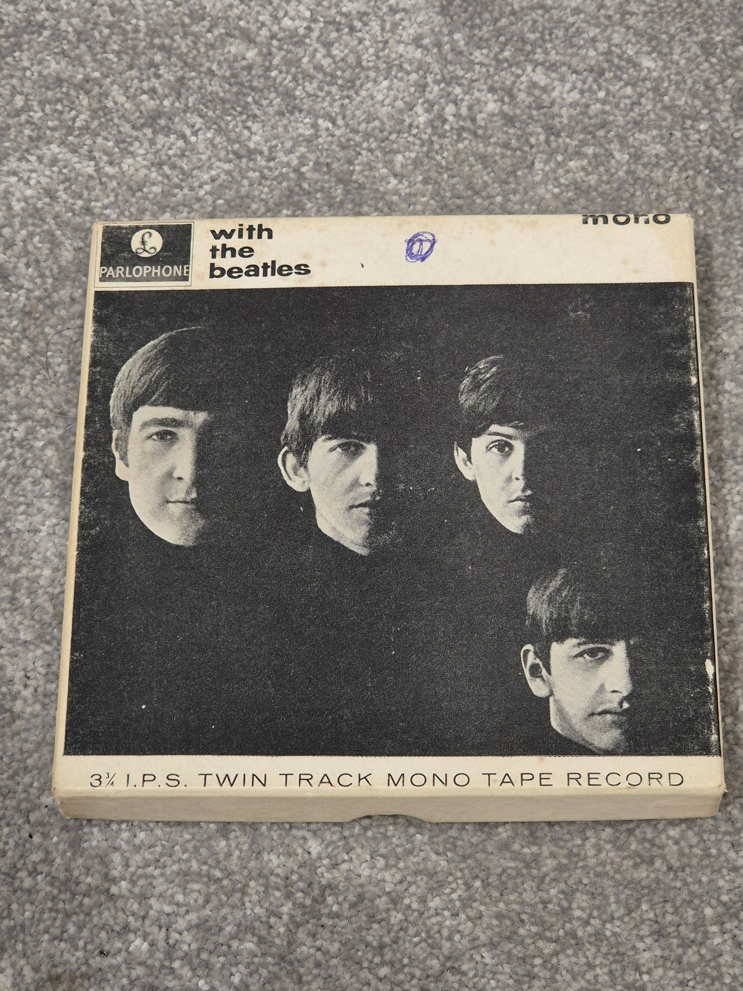 The Beatles - With The Beatles PMC 1206 Reel to Reel Record w/ Original Box
