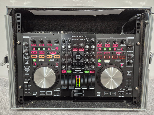Denon MC6000MK2 - Professional DJ Controller and Digital Mixer w/ Flight Case