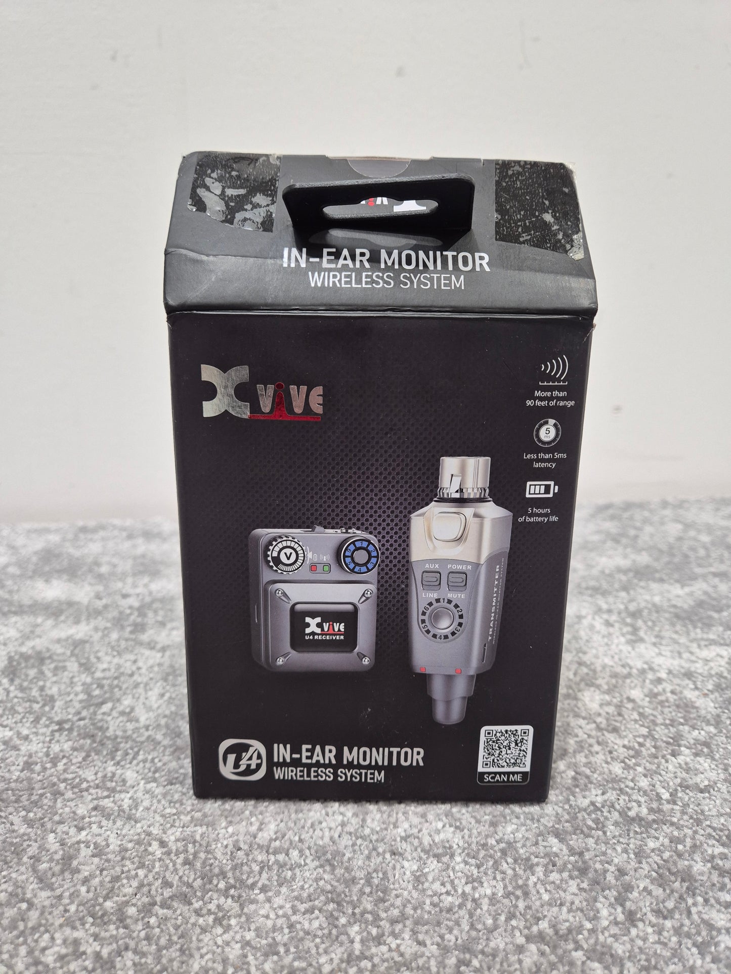 Xvive U4 - 2.4 GHz Wireless In-Ear Monitoring Solution w/ Original Box