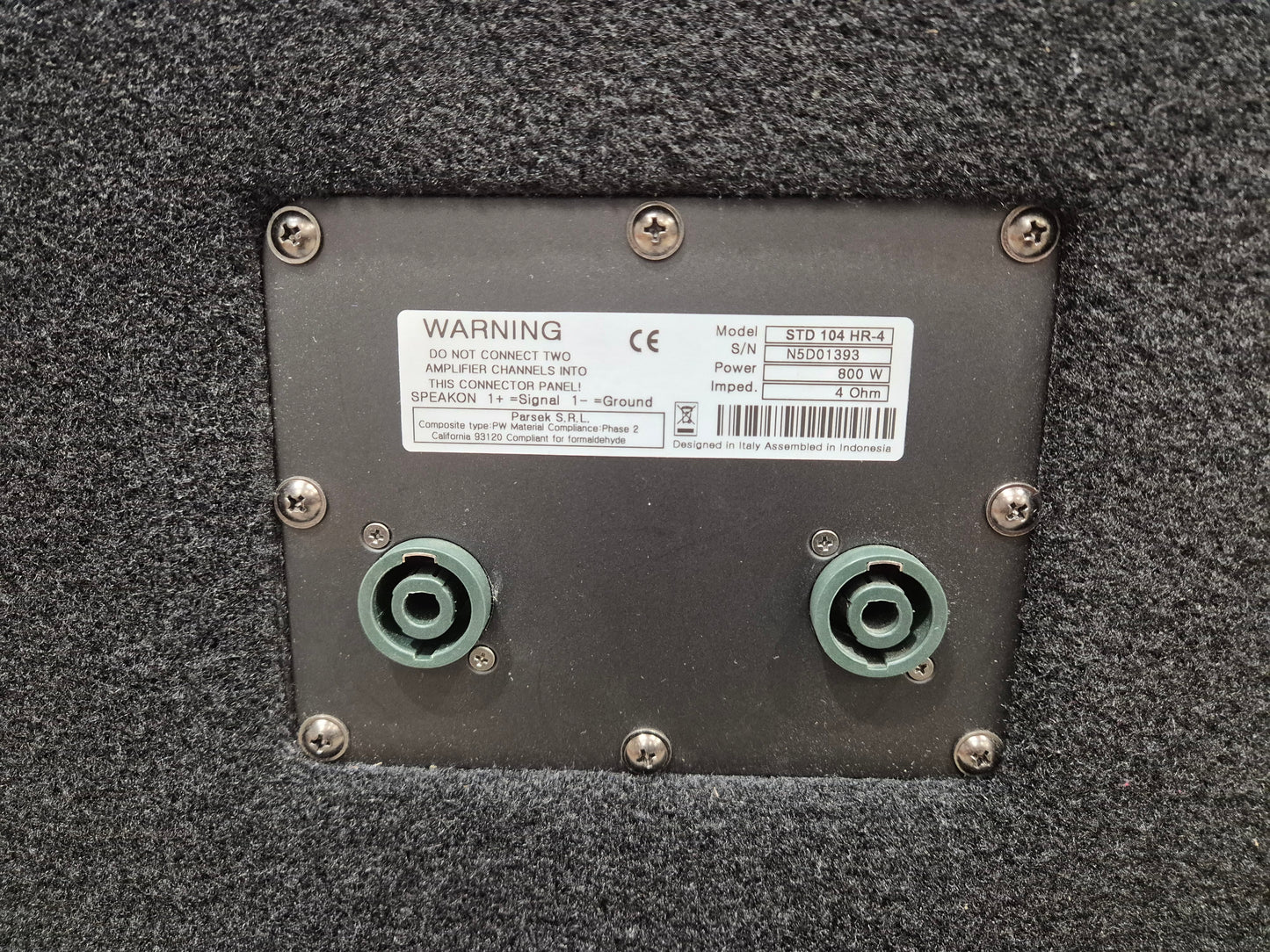MarkBass STD 104 HR-4 - 800-watts Bass Cabinet