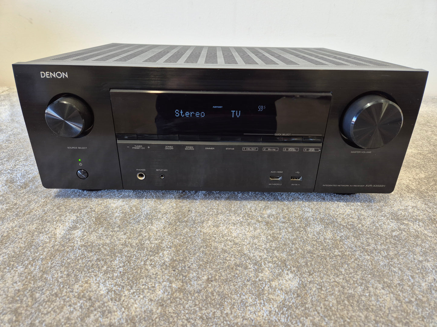 Denon AVR-X3500H - 7.2 Channel AV Surround Receiver w/ Original Box