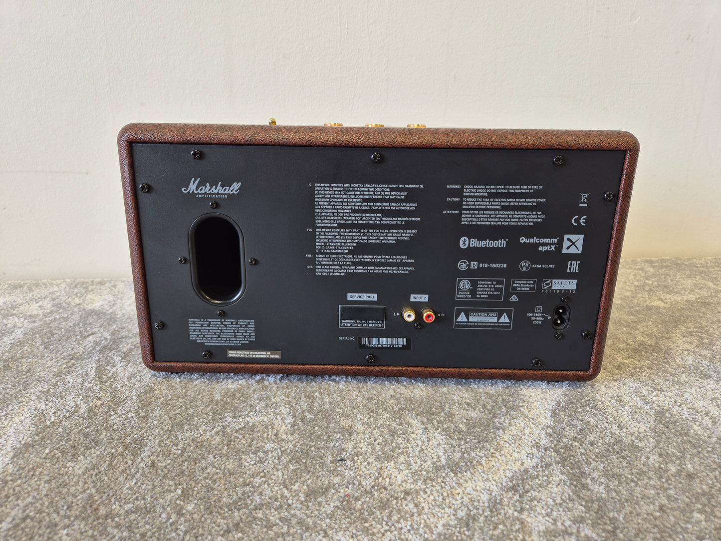 Marshall Stanmore - Bluetooth Speaker and Guitar Amplifier