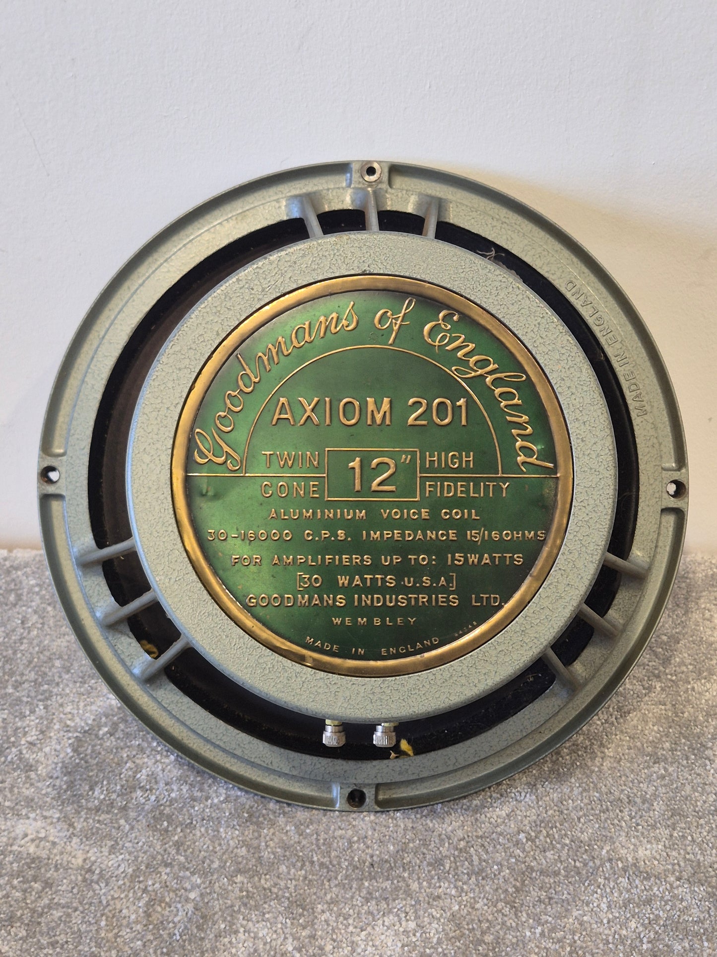 Goodmans Axiom 201 - Vintage 12-inch High-End Speaker