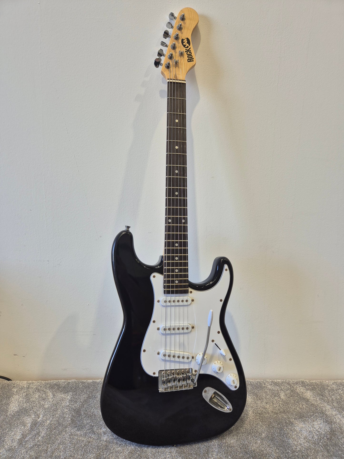 RockJam RJEG02 - Electric Guitar - Black