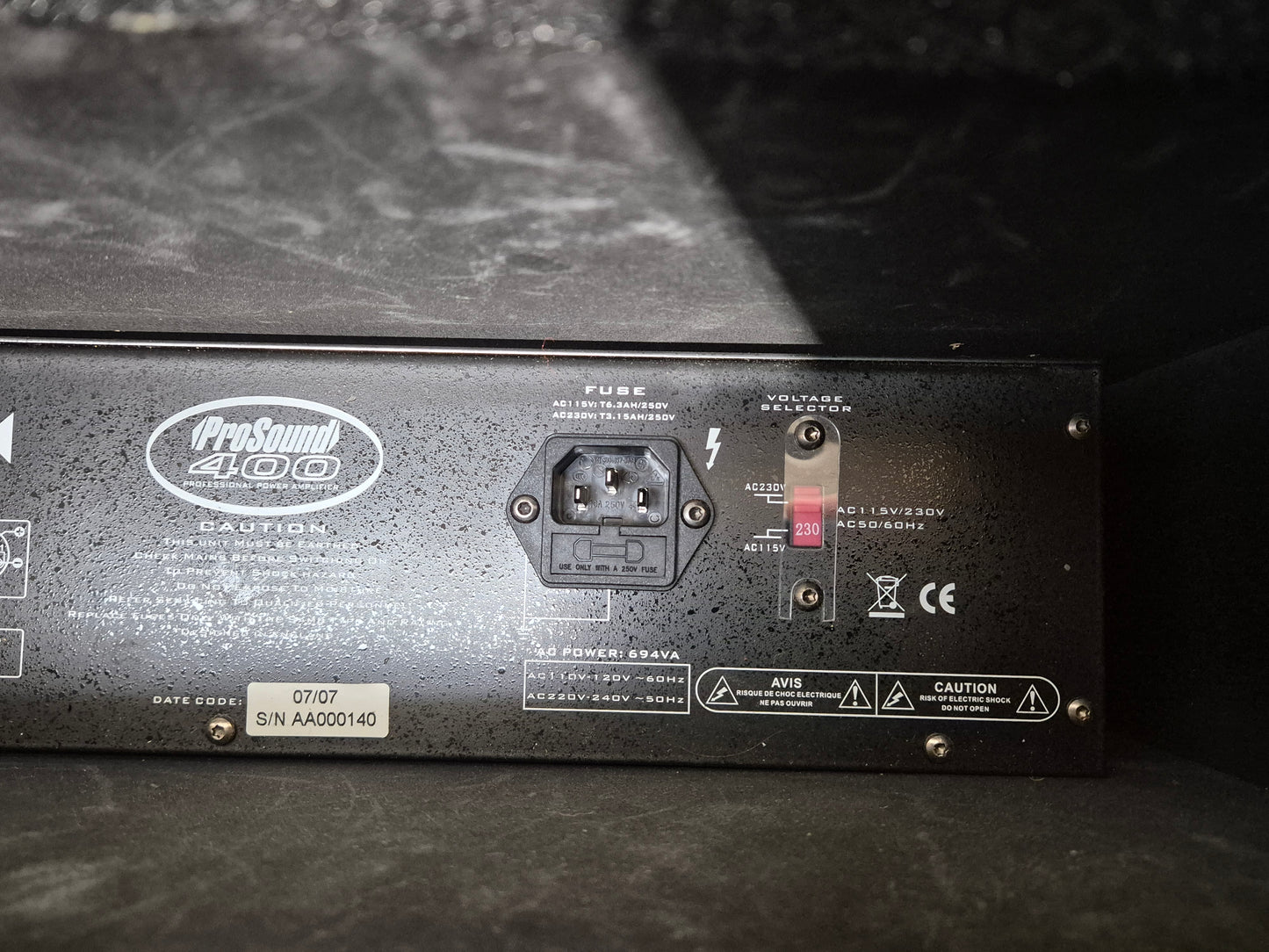 ProSound 400 - Professional Power Amplifier