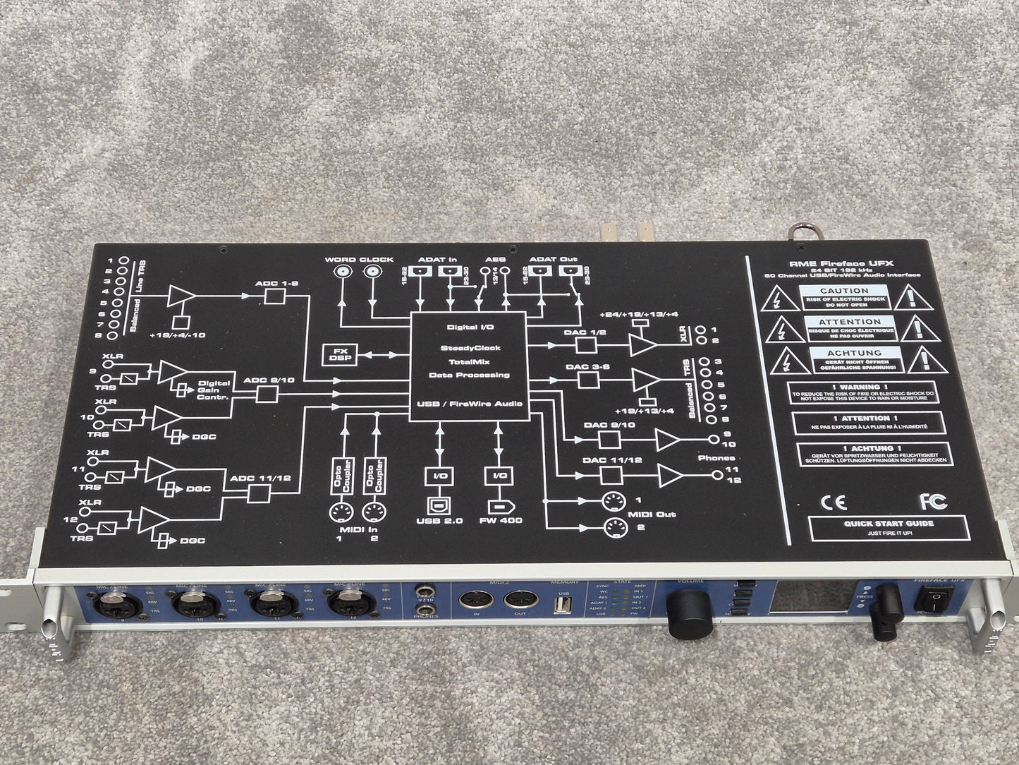 RME Fireface UFX - High-Quality Audio Interface