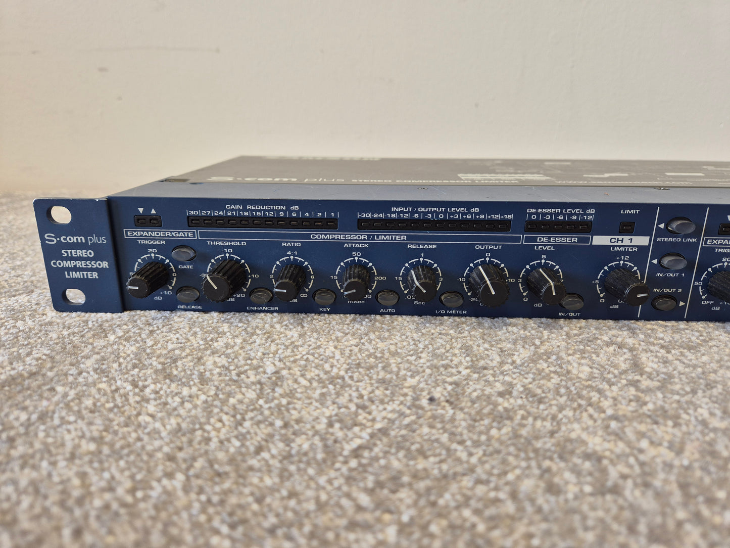 Samson S-Com Plus - Stereo Compressor/Limiter w/ Original Box