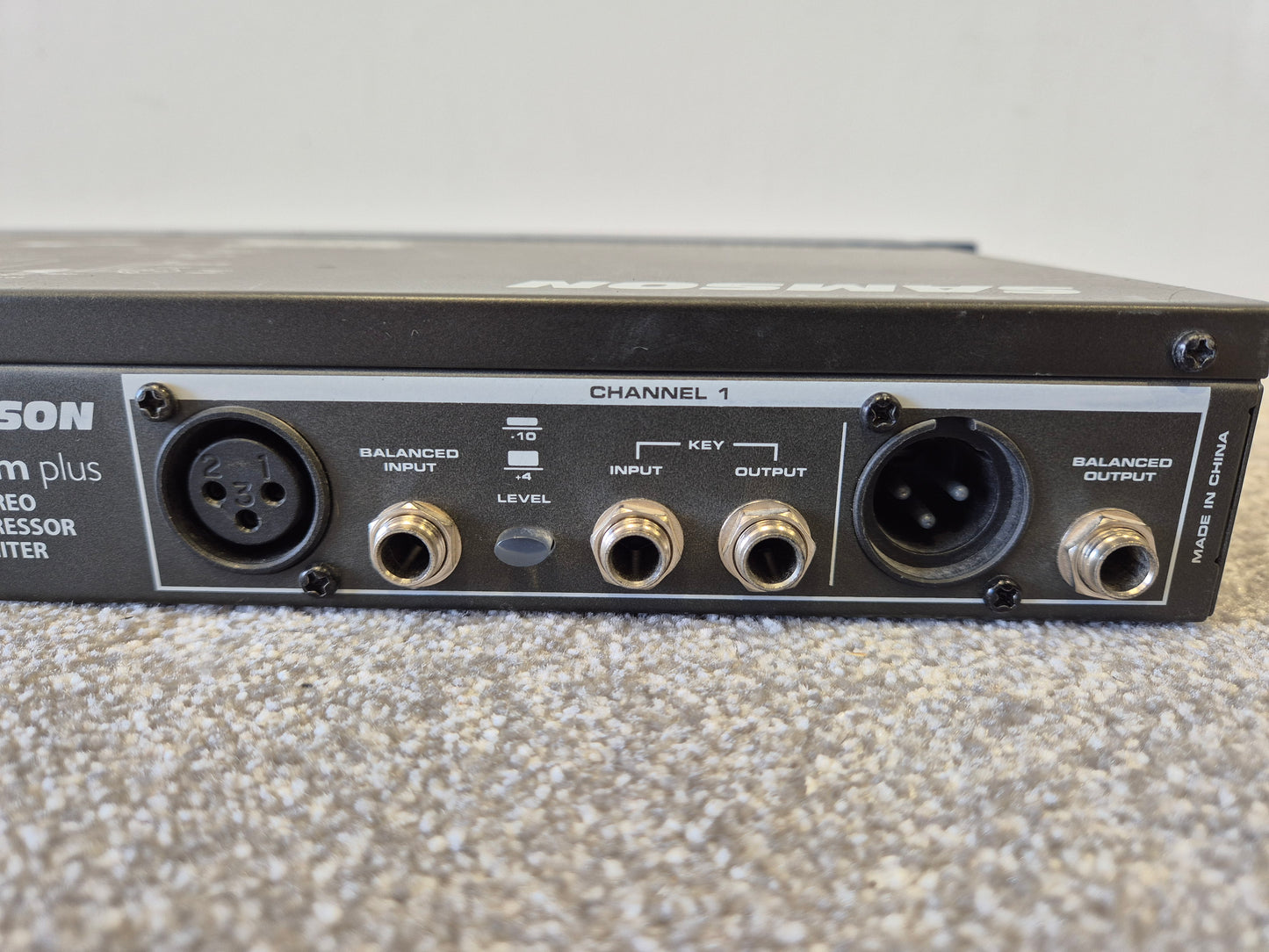 Samson S-Com Plus - Stereo Compressor/Limiter w/ Original Box