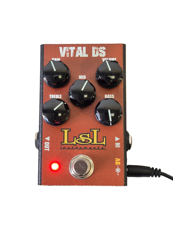 LSL Instruments VITAL DS Distortion Pedal - High-Gain Distortion - Excellent